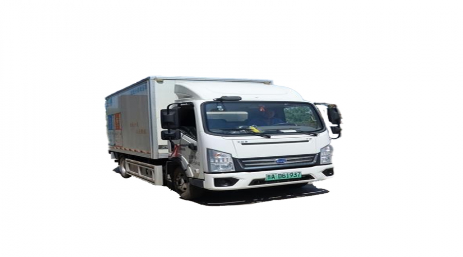 Box type small truck